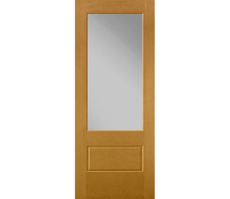 Lafayette 3 Quaters Light Fiberglass Entry Door