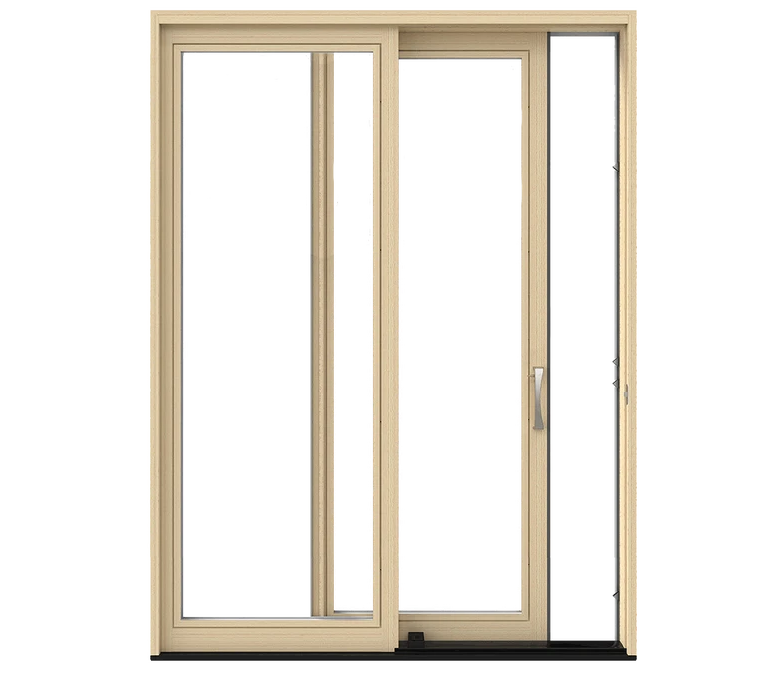 Lafayette Pella Lifestyle Series Wood Sliding Patio Doors